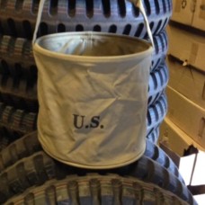 Canvas Utility Water Bucket Excellent Repro