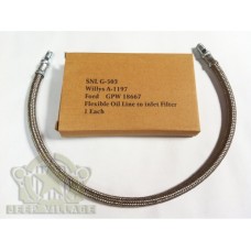 GPW 18667 A1197 Long Flexible Oil Line to Inlet Filter